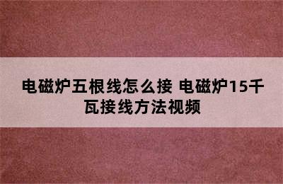 电磁炉五根线怎么接 电磁炉15千瓦接线方法视频